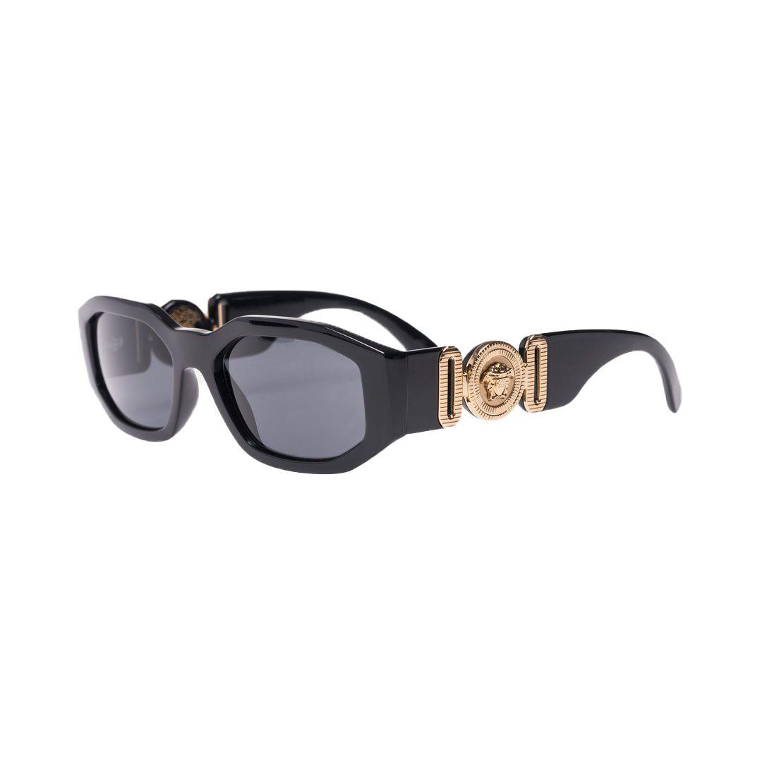 versace black gold sunglasses