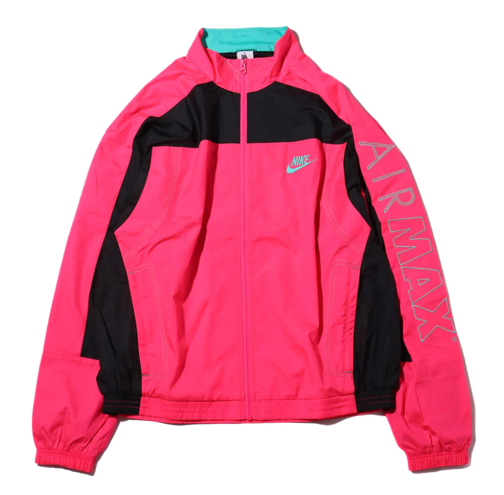 nike black pink and blue jacket