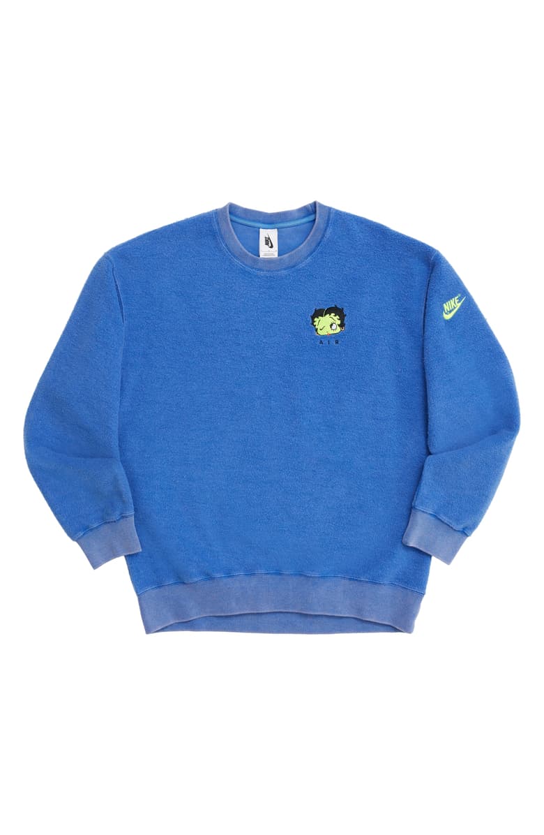 royal blue nike crewneck sweatshirt