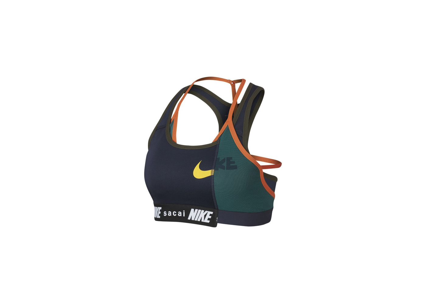 Nike x Sacai Sports Bra Navy/Green - FW19