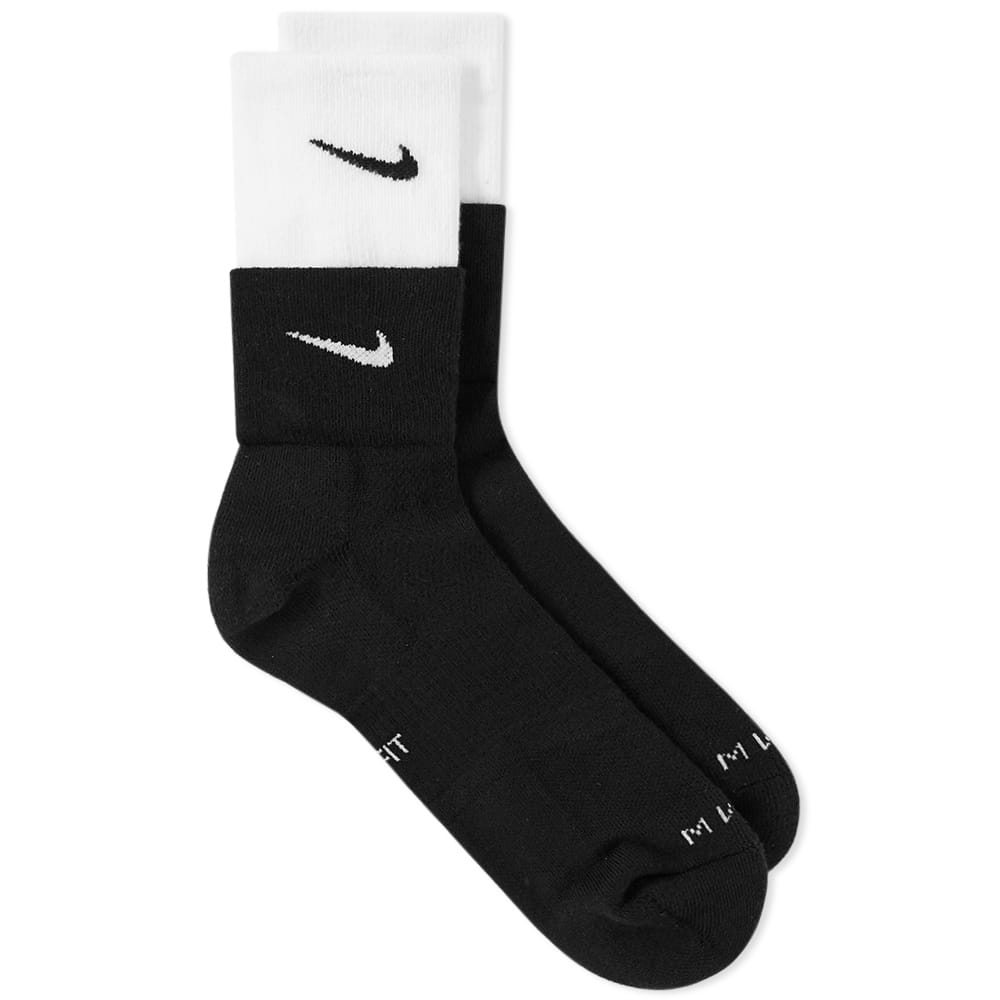 Nikelab x MMW Double Layer Socks Black 