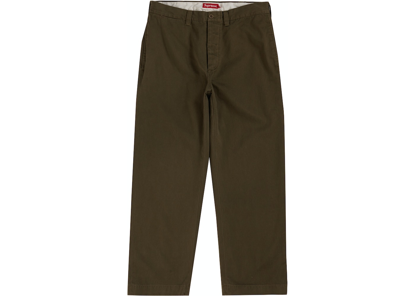 Supreme Crown Chino Pant Olive - FW19