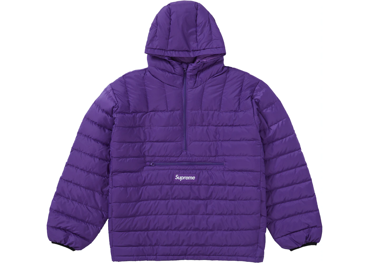 Supreme Micro Down Half Zip Hooded Pullover Purple - FW20