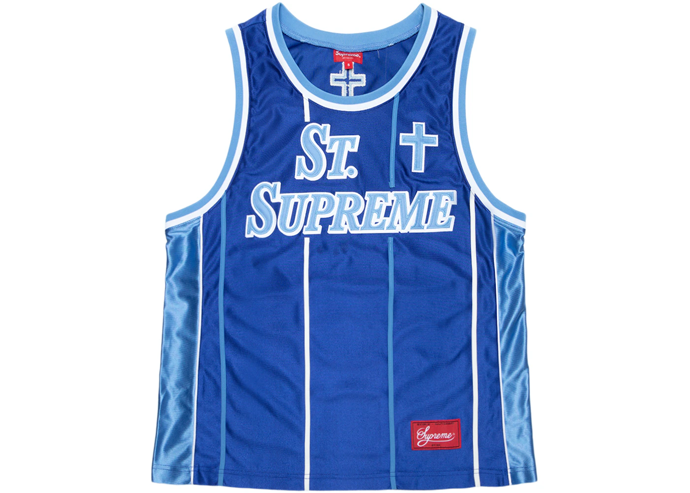 Supreme St. Supreme Basketball Jersey Royal - SS20