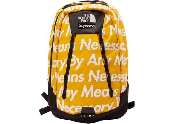 supreme x the north face by any means necessary backpack