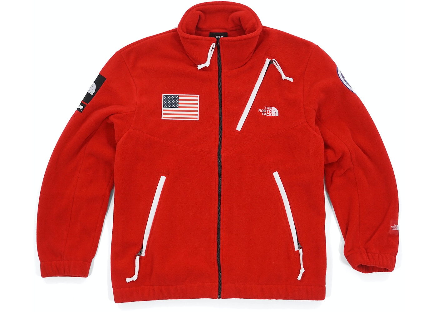 Supreme The North Face Trans Antarctica Expedition Fleece Jacket Red - SS17