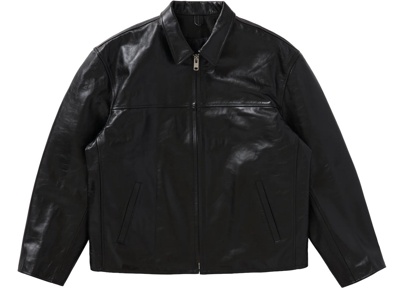 Supreme Yohji Yamamoto Leather Work Jacket Black - FW20