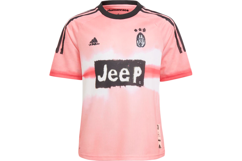 adidas Juventus Human Race Kids Jersey Glow Pink/Black